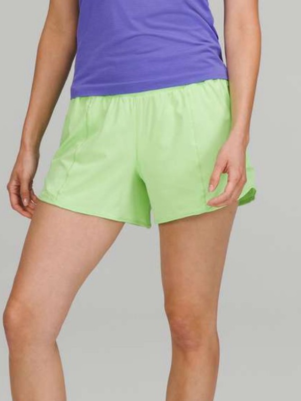 Lululemon Hotty Hot High-Rise Lined Short - Scream Green Light